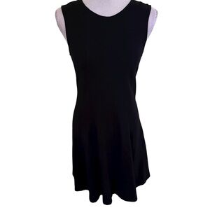 theory Black Knit Aline Sleeveless Scoop Neck Dress 6